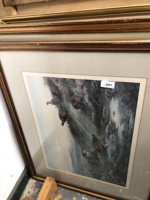 Lot 2607 - A group of vintage sporting prints, including...