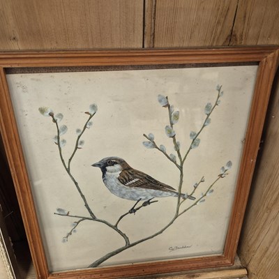 Lot 2610 - Two watercolours and a painting.