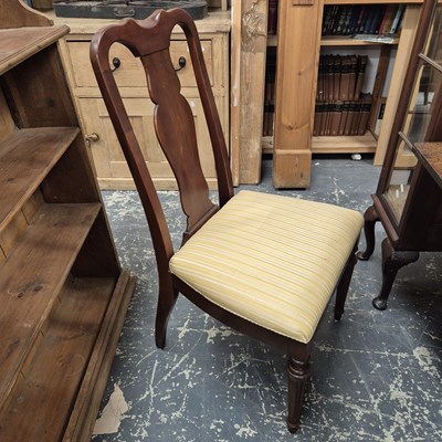 Lot 2619 - A set of six mahogany dining chairs.