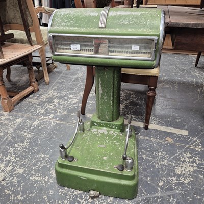Lot 2629 - Large vintage shop scales by Redline.