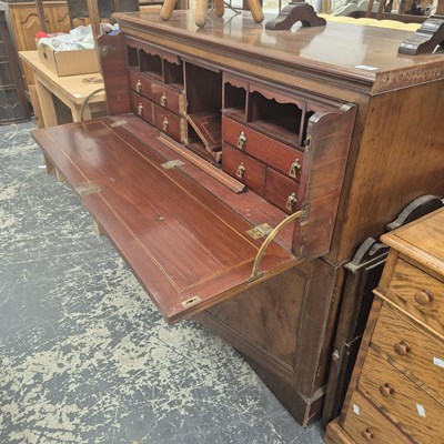 Lot 2682 - A late Georgian secretaire.