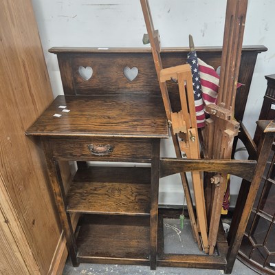 Lot 2693 - An Arts & Crafts oak stick stand.