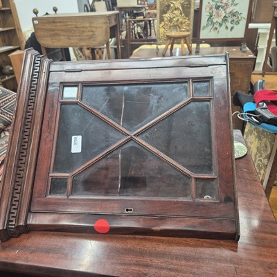 Lot 2728 - A small glazed corner cabinet.