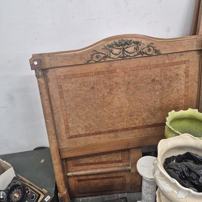 Lot 2760 - A French walnut 3/4 bed. Prov. Consigned from...
