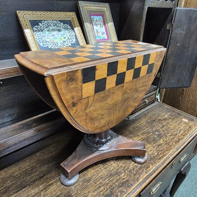 Lot 2770 - A Victorian walnut occasional table with a...