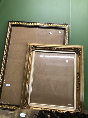 Lot 2792 - Two gilt frames.