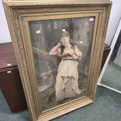 Lot 2812 - A large Victorian print.