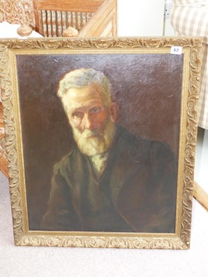 Lot 62 - Early 20th-century school. Portrait of a...