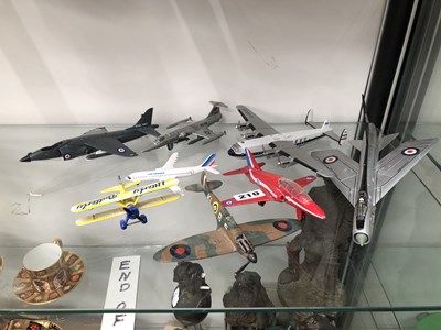 Lot 210 - Various Corgi and other die-cast model aircraft.