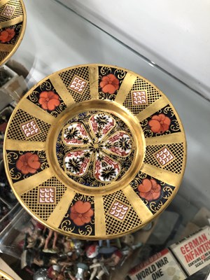 Lot 211 - A set of six Royal Crown Derby 1128 Imari...