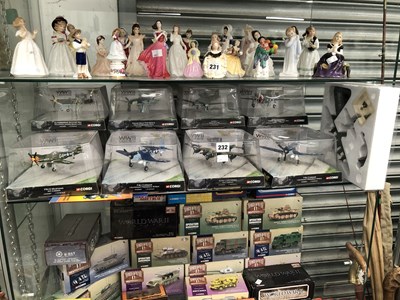 Lot 232 - A collection of Corgi WWII legends, boxed...