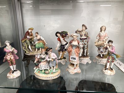 Lot 256 - A collection of eight antique and later...