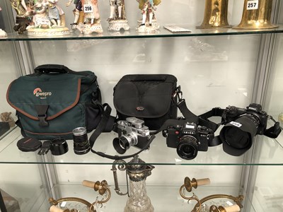 Lot 258 - Cameras. Nikon Z6II, Lens 24-120/4 S, Leica...