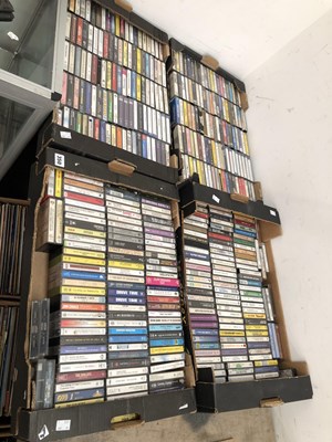 Lot 350 - Rock / Pop cassettes - Approx 420; Luther...