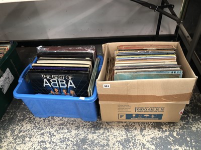 Lot 351 - A collection of Rock / Pop LP Records &...