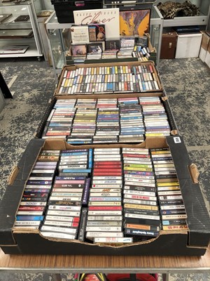 Lot 355 - Rock / Pop cassettes - approx 400; Status Quo,...
