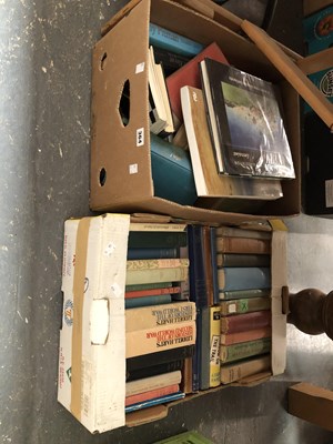 Lot 364 - Two boxes of various books.