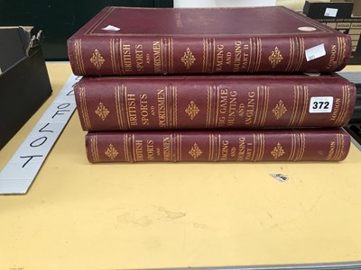 Lot 372 - British sports and sportsmen, three books,...