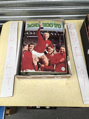 Lot 384 - Ephemera - Soccer stars picture stamp albums,...