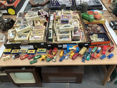 Lot 419 - Vinytage toys - mostly boxes cars Days Gone,...