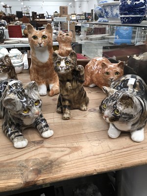 Lot 431 - A collection of Winstanley cats and one other