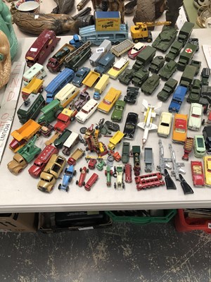 Lot 450 - A collection of die cast military vehicles,...