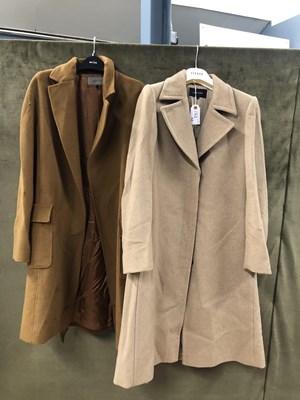 Lot 172 - A Jaeger Cashmere long ladies coat size 10,...