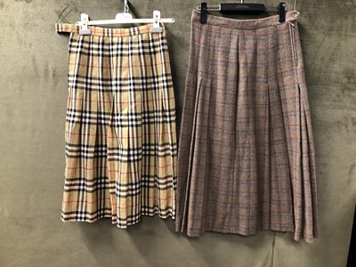 Lot 182 - A Burberrys wool skirt and a Ralph Lauren wool...