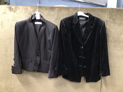 Lot 183 - A Yves Saint Laurent black short blazer and a...