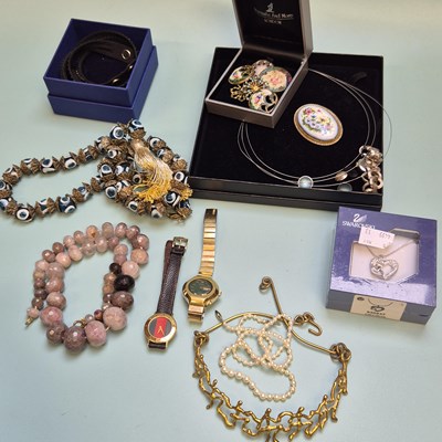 Lot 77 - Jewellery- Swarovski, Micaela Frey, enamel...