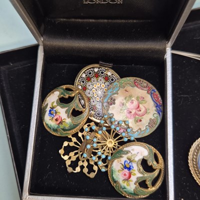 Lot 77 - Jewellery- Swarovski, Micaela Frey, enamel...