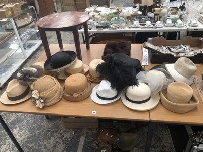 Lot 94 - Ladies hats- Frederick Fox, Liz Claiborne,...