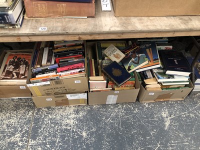 Lot 112 - Books- large quantity- Cricket reference,...