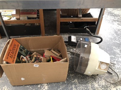 Lot 127 - A Scope metal detector, Phillips Comfort De...