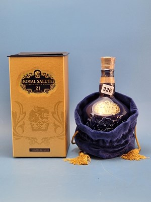 Lot 326 - Royal Salute 21 year old blended Scotch whisky...