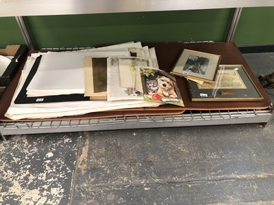 Lot 140 - Prints, pictures, watercolours, large, various...