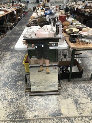 Lot 142 - A modern pier mirror.