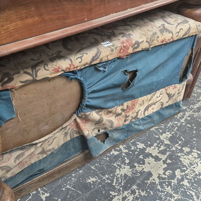 Lot 1175 - A pine trunk partially covered with cloth