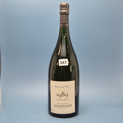 Lot 347 - Champagne A magnum of Jacquesson 1989...