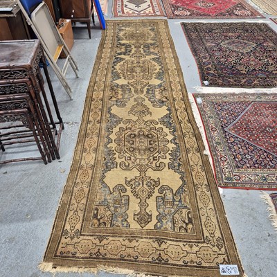 Lot 684 - An antique  Persian tribal runner