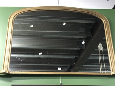 Lot 34 - A 19th century style gilt framed overmantle...