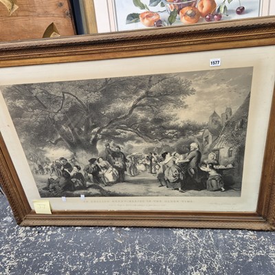 Lot 1577 - A large 19th century engraving "english...