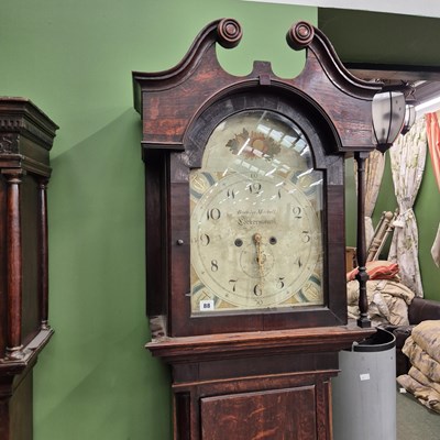 Lot 88 - A Georgian 8 day longcase clock signed Barwise...