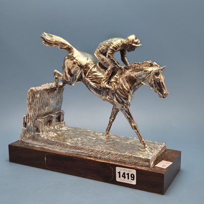 Lot 1419 - A 1998 Warwick Racecourse winner's silver...