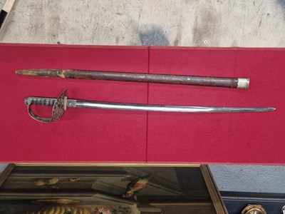 Lot 1460 - An early 20th century officer's sword with a...