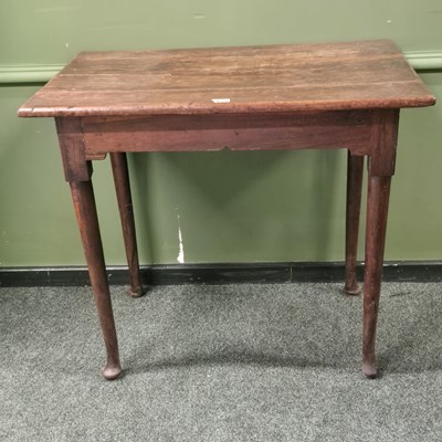 Lot 130 - A Georgian Yew wood country-made centre table...