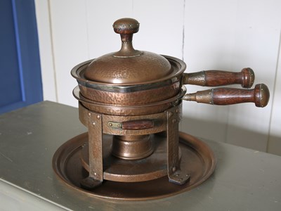 Lot 182 - An American arts and crafts copper and...