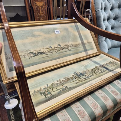 Lot 77 - A set of four vintage sporting prints.
