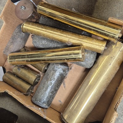 Lot 151 - A box of various clock weights