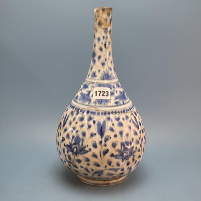 Lot 1723 - A 17th/18th century middle eastern blue and...